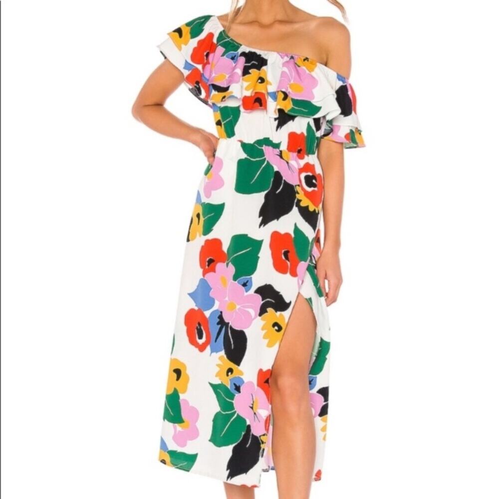 Show Me Your MuMu NWTs Rosie Dress size small Becky Blooms colorful